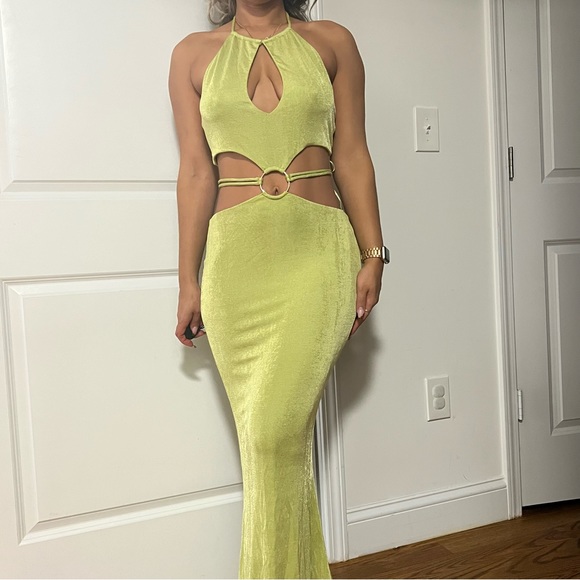 OOTDFash Dresses & Skirts - Ootd Fash Lacey Halter Dress